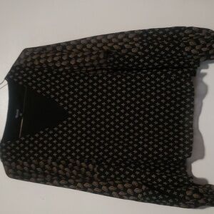 Madewell Brushstroke Paisley Sheer Sleeve